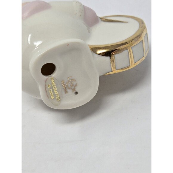 LENOX CHRISTMAS ORNAMENT BUNDLE 2 SNOWMAN DRUM & SKIS PORCELAIN FESTIVE WINTER - Picture 4 of 8